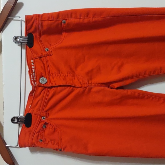 Missimo Skinny Jeans Juniors Size 7 Fit 6 Red Orange - Picture 2 of 9